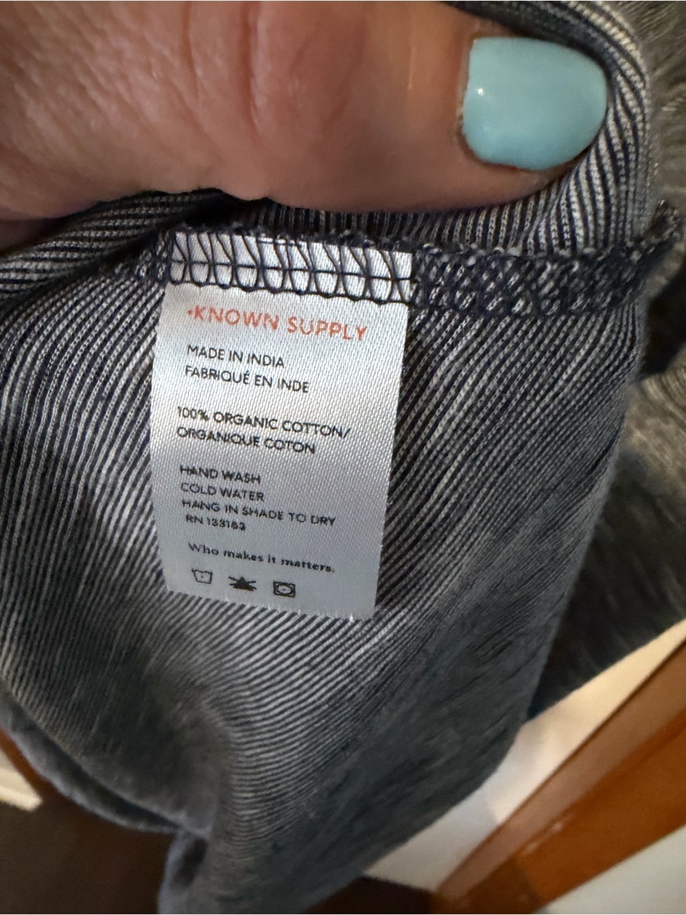 Known Supply - Heather Gray Short-Sleeve Dress - Size L - Picture 7 of 7
